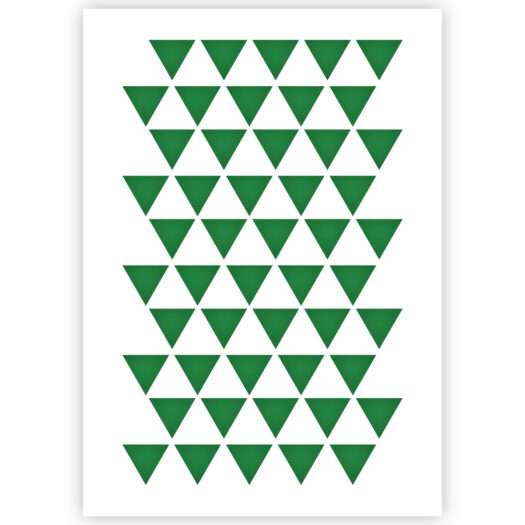 Driehoek patroon sjabloon stencil