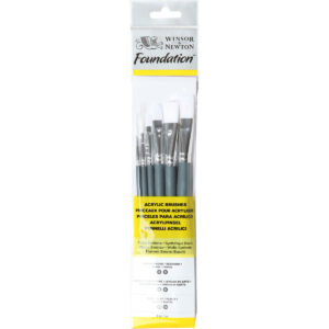 Winsor & Newton Foundation acrylverf penselen set