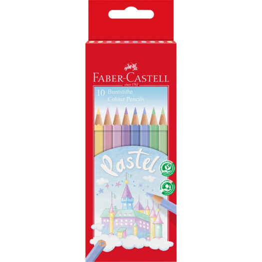 faber-castell kleurpotloden set van pasteltinten